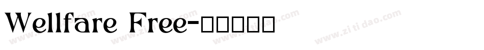 Wellfare Free字体转换